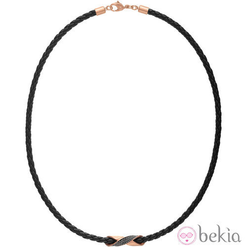 Collar de cuero para hombre de la colección primavera/verano 2015 de Swarovski