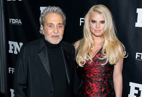 Vince Camuto y Jessica Simpson asisten a los Footwear News Achievement Awards