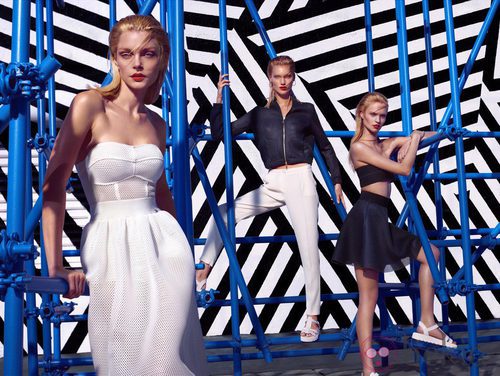 Jessica Stam, imagen de la colección primavera/verano 2015 de Kocca