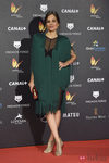 Elena Anaya con un vestido de Roberto Diz en la alfombra roja de los Premios Feroz 2015