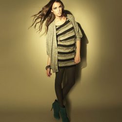 Vestido de algodón de Stradivarius, lookbook septiembre de 2011