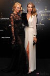 Candice Swanepoel y Rosie Huntington en los premios de la moda Moët & Chandon Étoile en Londres