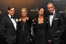 ﻿﻿Hamish Bowles, Lucinda Chamber, Lady Amanda Harlech y Daniel Lalonde en los premios de la moda Moët & Chandon Étoile en Londres