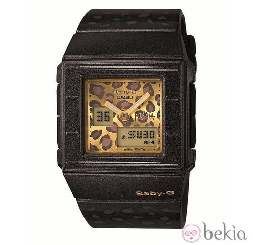 Reloj con estampado animal de Ke$ha para Casio Baby-G