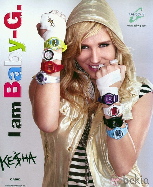 Campaña de Casio Baby-G protagonizada por Ke$ha