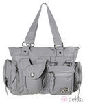 Bolso gris de cremalleras de la colección otoño/invierno 2011/2012 de Xti