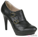Botines negros de tacón alto de Lorena Carreras, colección otoño/invierno 2011