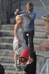 Lindsay Lohan pasa por maquillaje para Philipp Plein