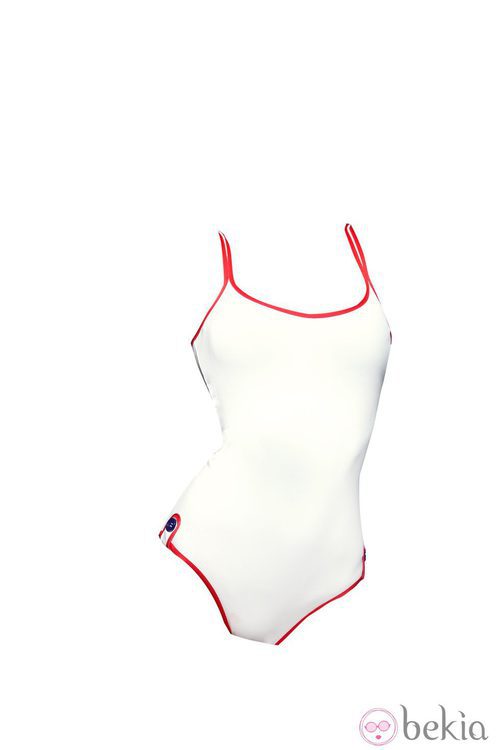 Bañador blanco de la colección 'Ipanema' de Andrés Sardá para el verano 2015