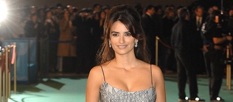 Penélope Cruz con un Carolina Herrera en la alfombra roja de los Premios Goya 2007