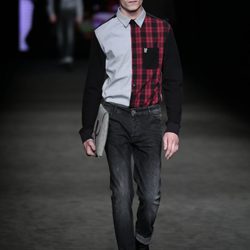 Camisa dos estilos de la colección otoño/invierno 2015/2016 de Desigual en la 080 Barcelona Fashion