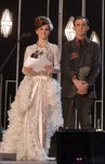 Penélope Cruz con un vestido blanco de Chanel en los Premios Goya 2003
