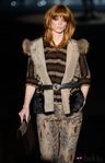 Conjunto marrón y ocre de Roberto Verino en Madrid Fashion Week 2015