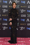 Megan Montaner con un vestido de Emilio Pucci en la alfombra roja de los Premios Goya 2015