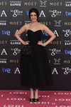 Blanca Romero con un vestido de Dolce & Gabbana en la alfombra roja de los Premios Goya 2015