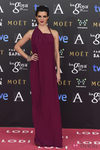 Clara Lago con un vestido de Ulises Mérida en la alfombra roja de los Premios Goya 2015
