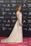 Marta Hazas con un vestido de Jorge Vázquez en la alfombra roja de los Premios Goya 2015