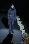 Conjunto negro de Davidelfin en Madrid Fashion Week para otoño/invierno 2015/2016
