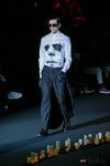 Camisa blanca y pantalón con falda de Davidelfin en Madrid Fashion Week para otoño/invierno 2015/2016