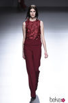 Camisa y pantalón burdeos de la colección otoño/invierno 2015/2016 de Ángel Schlesser