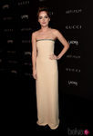 Dakota Johnson con un vestido largo nude de palabra de honor