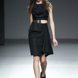 Vestido negro de Pepa Salazar en el Samsung EGO 2015