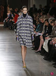 Abrigo tweed de la colección otoño/invierno 2015/2015 de Oscar de la Renta en Nueva York Fashion Week