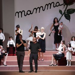 Domenico Dolce y Stefano Gabbana en la pasarela de Milán Fashion Week