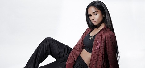 Chándal negro y burdeos de la colección primavera/verano 2015 de Vashtie Kola para Puma