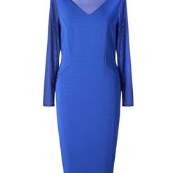 Vestido azul klein de la colección 'V in V' de Vicky Martín Berrocal