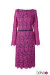 Vestido fucsia con encaje de la colección 'V in V' de Vicky Martín Berrocal