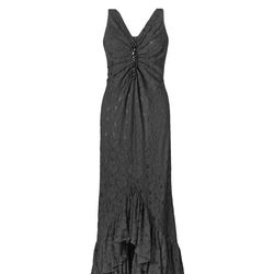 Vestido negro con volantes de la colección 'V in V' de Vicky Martín Berrocal