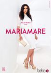 Pilar Rubio con sandalias champán de tacón de la colección primavera/verano 2015 de Maria Mare