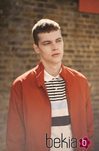 Chaqueta roja y polo blanco de rayas de la colección primavera/verano 2015 Men's Authentic Collection de Fred Perry