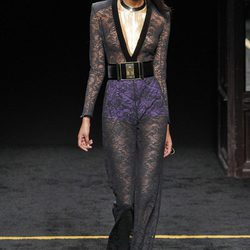 Mono transparente de la colección otoño/invierno 2015/2016 de Balmai en Paris Fashion Week