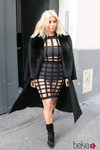 Kim Kardashian con un vestido Balmain de la colección primavera/verano 2015