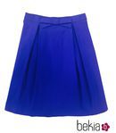 Falda azul con lazo de la colección primavera/verano 2015 de Barbarella 