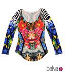 Camiseta larga estampada de la colección primavera/verano 2015 de Barbarella