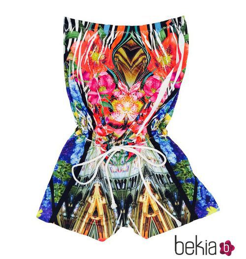 Mono corto estampado de la colección primavera/verano 2015 de Barbarella