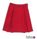 Falza roja con lazo de la colección primavera/verano 2015 de Barbarella