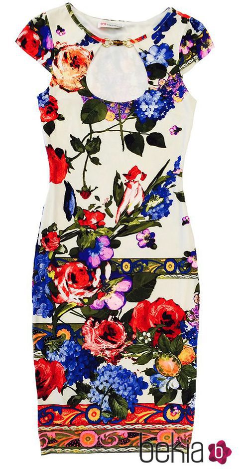 Vestido con estampado floral de la colección primavera/verano 2015 de Barbarella