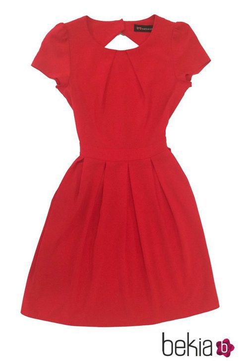 Vestido rojo de la colección primavera/verano 2015 de Barbarella