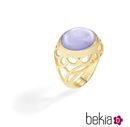 Anillo con cristal azul-violeta de la colección 'Kaleido' de Morellato