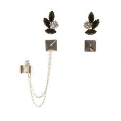 Pendientes con incrustaciones en negro de Pretty Rumour