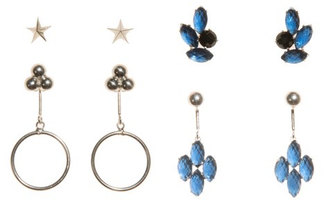 Pendientes de estrella con aro de Pretty Rumour