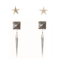Pendientes de pincho con estrella de Pretty Rumour