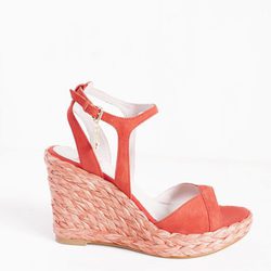 Cuña Charlize naranja de la colección primavera/verano 2015 de Barbarella