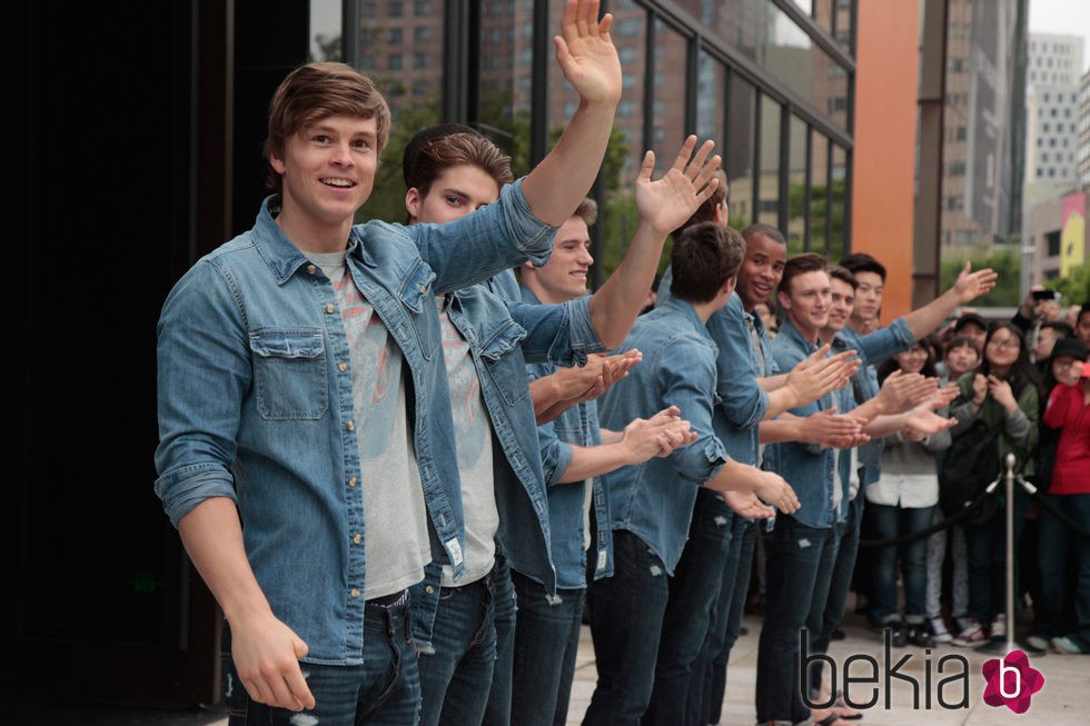 Inauguración de una tienda Abercrombie & Fitch en Shanghai
