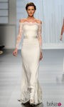 Vestido de mangas caídas de Rosa Clará en la Pasarela Gaudí Novias de Barcelona