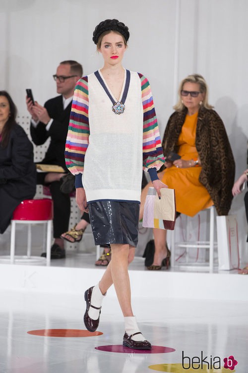 Falda y camiseta 'oversize' de la colección Crucero 2015/2016 de Chanel